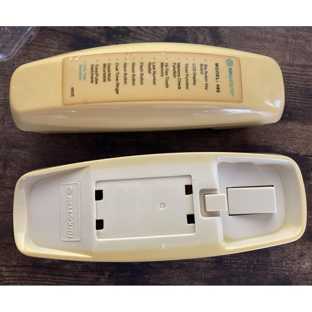 New Southwestern Bell Freedom Phone N485E Caller ID Sleekline Telephone Vintage